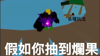 假如你抽到爛果Blox fruits