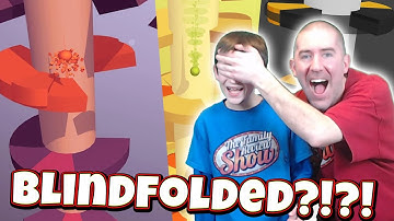 Helix Jump Blindfolded!!! Gameplay and Review (iOS and Android Mobile Game)