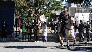 日本在来馬騎乗法を用いた和式馬場操馬術演武 - 清水健介 師範 / 乗馬 琥太郎 -