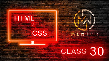HTML & CSS Website project part 2 in urdu Class 30