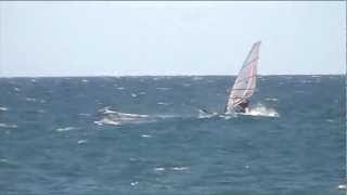 Weird windsurf speed loop attempt