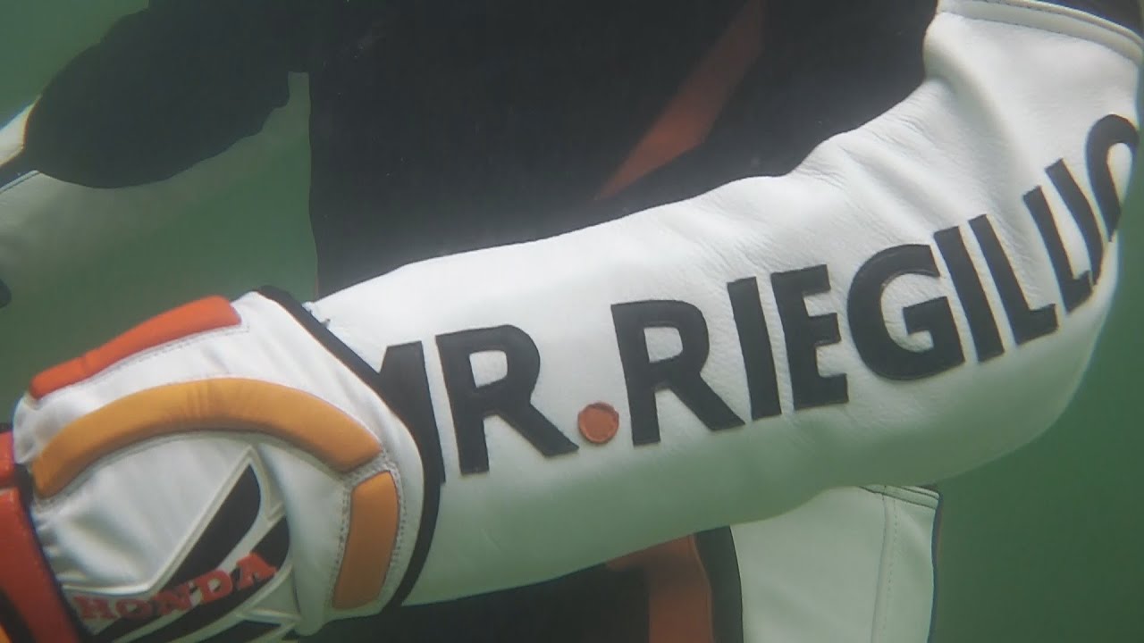 Swimming with Riegillio bikesuit in the sea