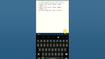 #30 Program for print Prime numbers between two numbers in Python #python #pythonforbeginners #prime