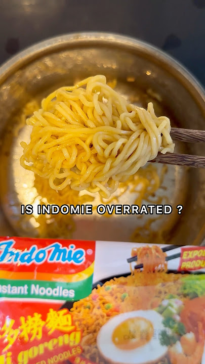 is indomie Mi Goreng the best instant noodles in the world? #indomie #food #cook