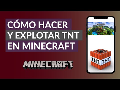 Cómo Hacer TNT o Dinamita en Minecraft y Cómo Explotarla - Crafteo TNT