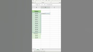RANGO en EXCEL