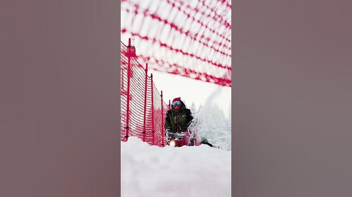 Large amounts of snow mean a large amount of work ❄️