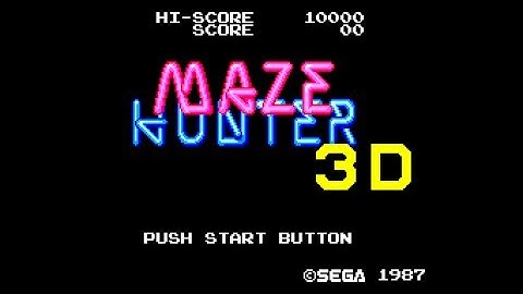 (Real 3D) Maze Hunter 3-D - Master System Longplay (FM) (Sega Scope 3D)