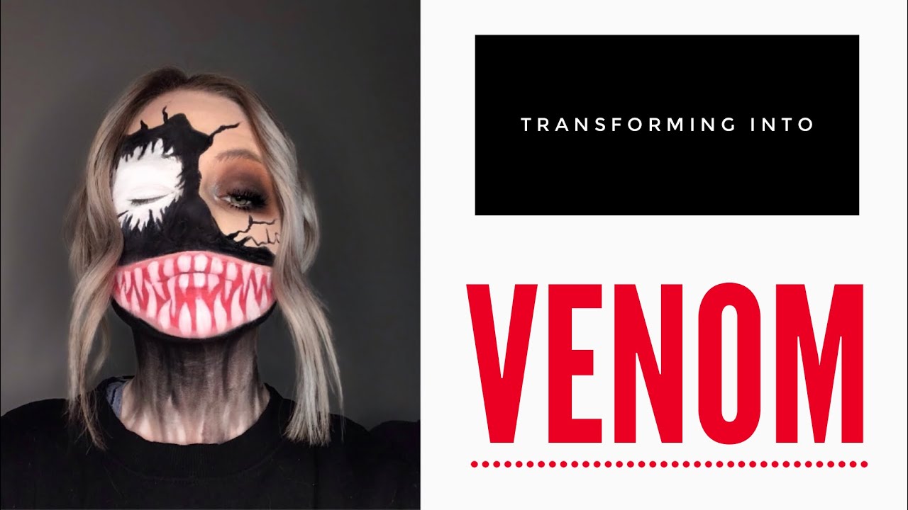 Venom Halloween makeup YouTube