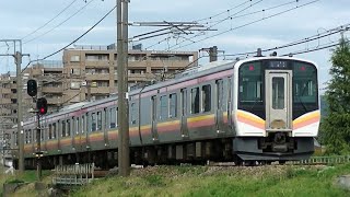 E129系B16編成　信越本線下り普通451M　長岡→新潟→豊栄