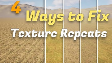 4 Methods to Fix Texture Repeating - Unreal Engine 5