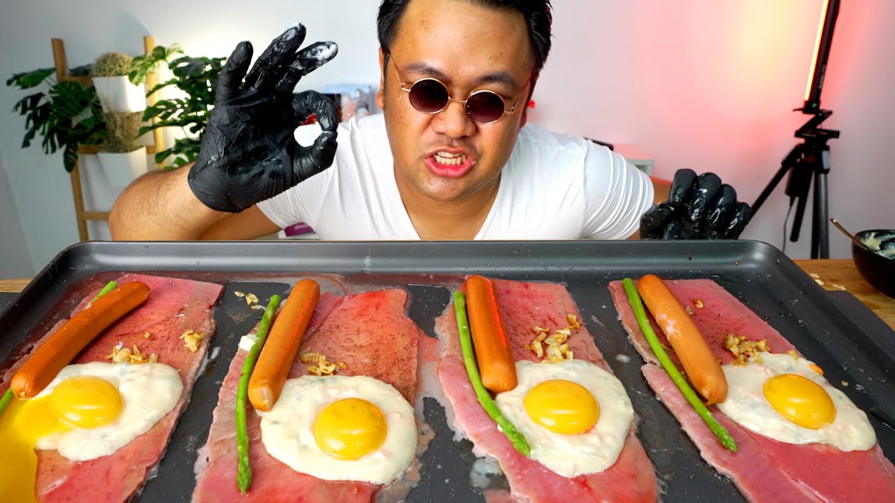 โตเกียวเนื้อย่าง แผ่นยักษ์ Salt bae Steak Roll