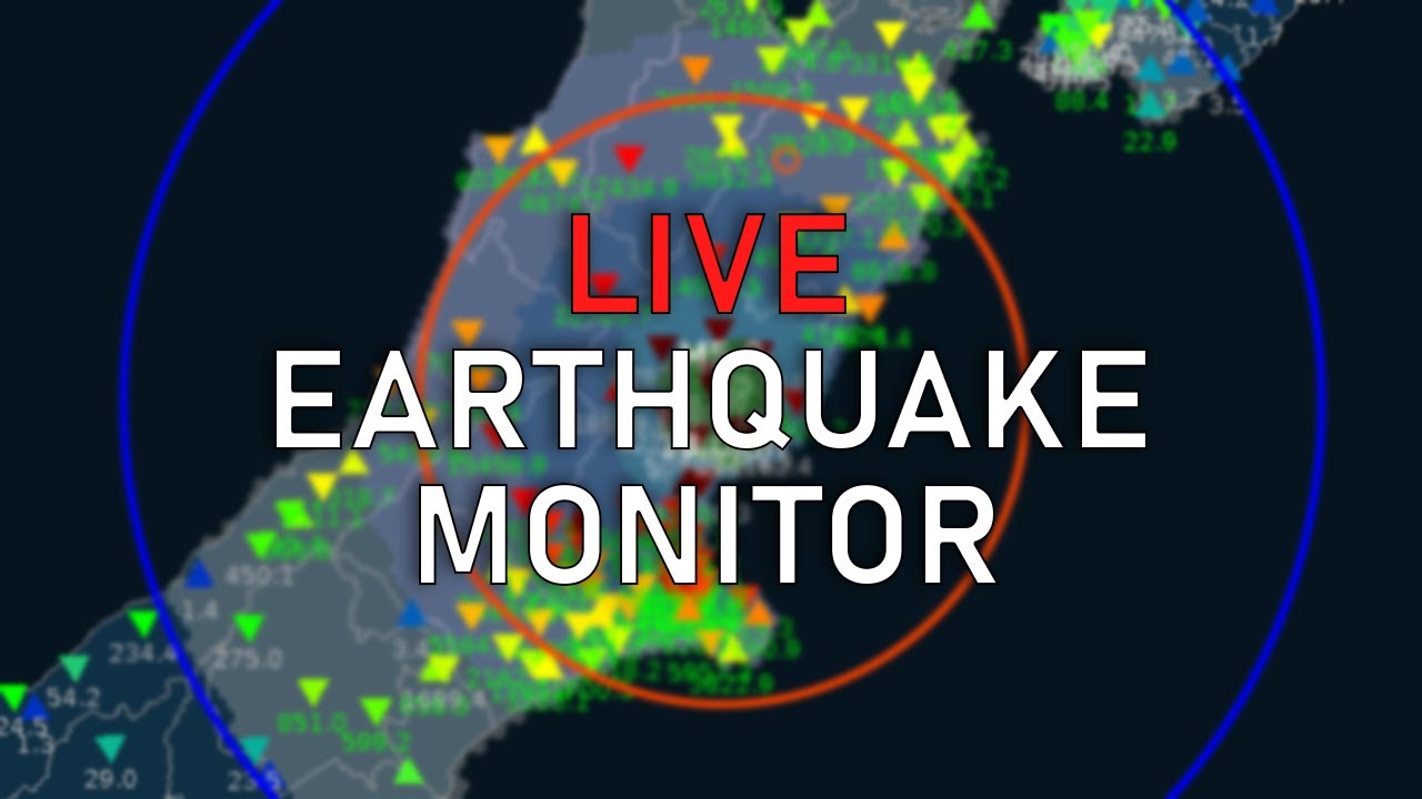 Live earthquake monitoring on globalquake youtube