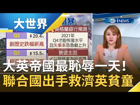 大英帝國最恥辱一天!聯合國首次出手救濟英國貧困兒童 曝英政府"束手無策"原因|主播 王志郁|【大世界新聞】20201217|三立iNEWS