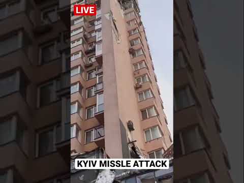 Kyiv Ukraine Missile Attack #shorts
