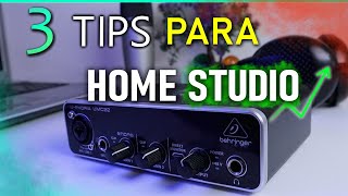 3 TIPS en 5 Minutos para HOME STUDIO Minimalista 2024  Músicos independientes