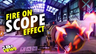 🔥FIRE ON SCOPE | BEAT SYNC | COD MOBILE | BURNING SCOPE | MONTAGE | HOW TO EDIT - ZapRegaL