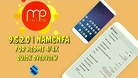MiUiPRO 9.5.2 Stable NAMCNFA For Redmi 4/4X santoni with G drive link
