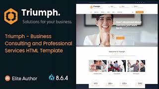 Triumph - Business Consulting and Professional Services Drupal 8.6.4 Theme | Themeforest Website