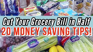 CUT YOUR GROCERY BILL IN HALF with these SAVVY SWAPS // Grocery Budget HACKS to SAVE MONEY