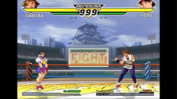 Sakura Kasugano vs. Yuri Sakazaki - CVS2