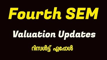 Fourth Semester Valuation Result Updates|Calicut University | Fourth Sem