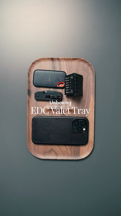 Raico EDC Valet Tray (Walnut) #edc #edcgear