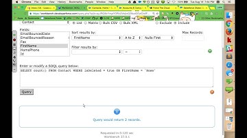 Apex Workshop Webinar 4: SOQL