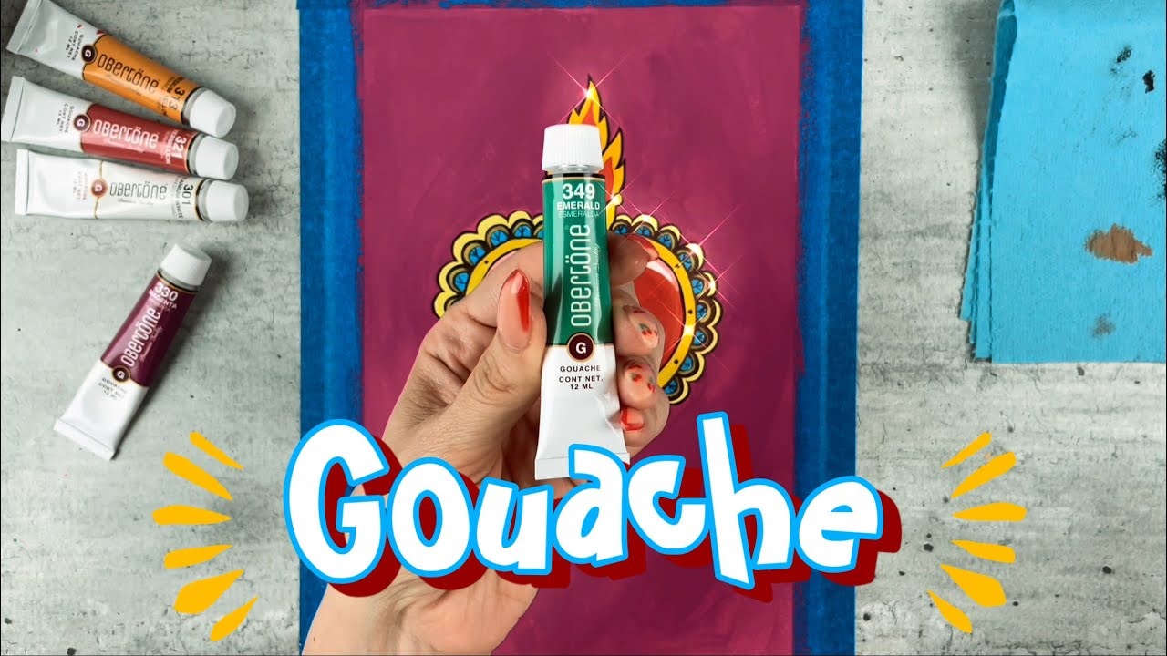GOUACHE ARTEZA 🎨 son buenos o no? - pintando con Gouache