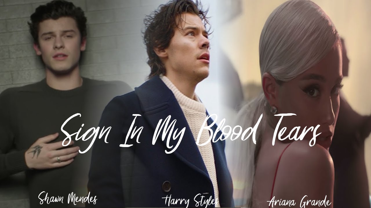 SIGN IN MY BLOOD TEARS  MASHUP feat Shawn MendesHarry Styles  Ariana Grande