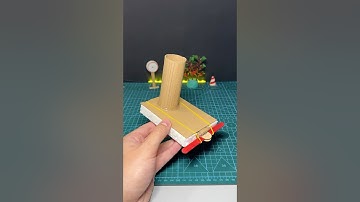 Bottle Cap shooter DIY Slingshot #tech #toy #shorts