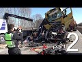 10.03.2022 - VN24 - Massiver LKW Unfall auf A44 - die Bergungsarbeiten (Teil2)