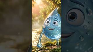 💧 Water Drop Character in Enchanted Forest | Pixar-Style 3D Animation ✨🌿