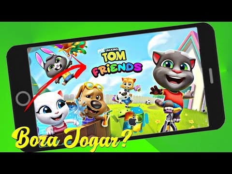 Jogamos o NOVO JOGO MEU TALKING TOM AMIGOS - Jogo Meu Gato Tom - Família  Rocha Games 