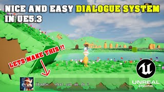 How to Make a Dialogue System in UE5.3