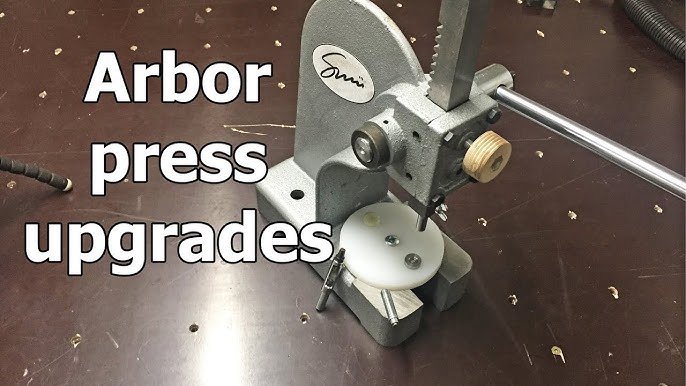 How I converted a cheapo HF arbor press for leather work. : r