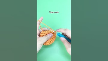 How to decrease crochet stitches (dec) in the round✨#crochet #crochetbeginners #shorts