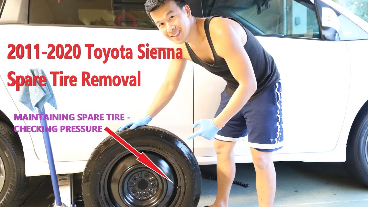 Learn 82+ about toyota sienna spare tire latest - in.daotaonec