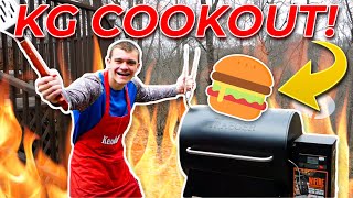 Kooking with KG - Ep. 1 Hamburgers & Hotdogs