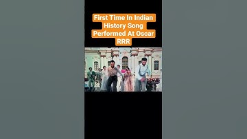 Thumbnail of Oscar performance on naatu naatu  #shorts #viral #trending