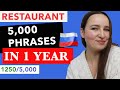 LEARN 5,000 RUSSIAN PHRASES IN 1 YEAR  |  1250 /5000