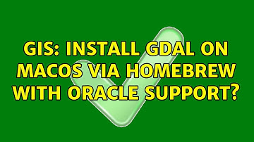 GIS: Install GDAL on MacOS via Homebrew with Oracle support?