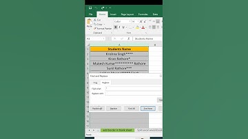 "*" Operator Vs Advance Find and Replace Tricks. #excel #excelwallah #shorts #replace #find