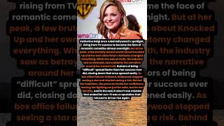 Why You Will NEVER See Katherine Heigl in a Major Movie Again #shorts