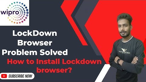Lockdown Browser error solve| How to Install Lockdown Browser for SVAR Assessment | Wipro SVAR 2023