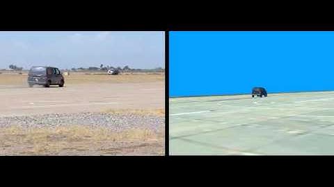 Vehicle dynamics simulation of a Ford Aerostar rollover test