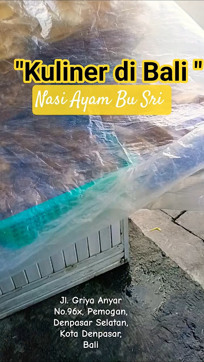 Sarapan pagi di Bali 'Nasi Ayam bu Sri' #khasbali #kulinerbali #Nasiayam #vacation #food #Bali