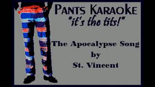 St. Vincent - The Apocalypse Song [karaoke]