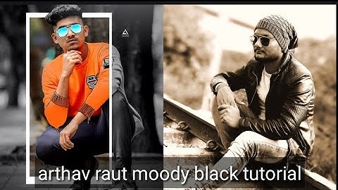 Atharv raut inspired moody black tone editing tutorial in lightroom | NR editing |