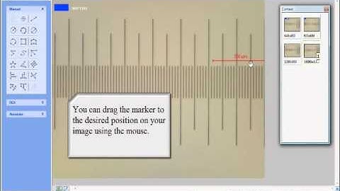 µScope Flash Tutorial: Calibration Marker